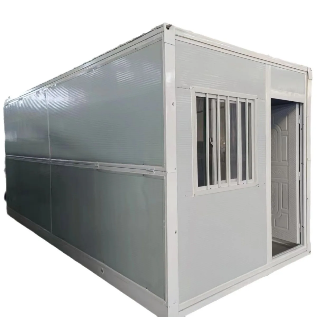 

Folding container house construction site dormitory movable packing box folding house movable board