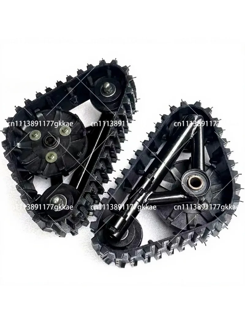 ATV UTV Snow Tracks Kit 2 Pcs Rear Tire Conversion System for Off Road Vehicles