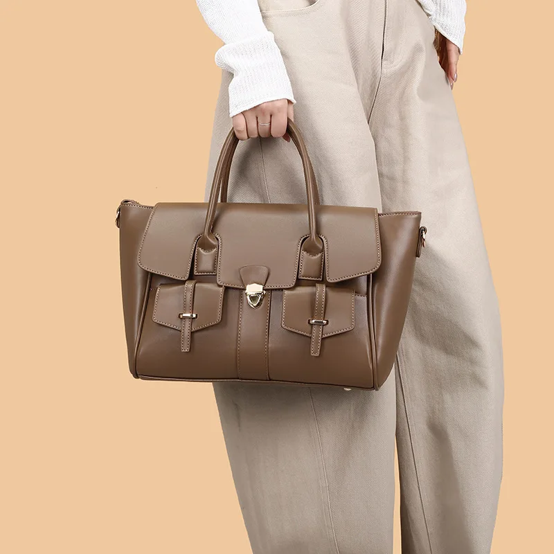 Luxury Designer Handbags for Women 2026 High Quality Brand Large Leather Woman Tote Bag Ladies Top Hand Shoulder Crossbody Bags