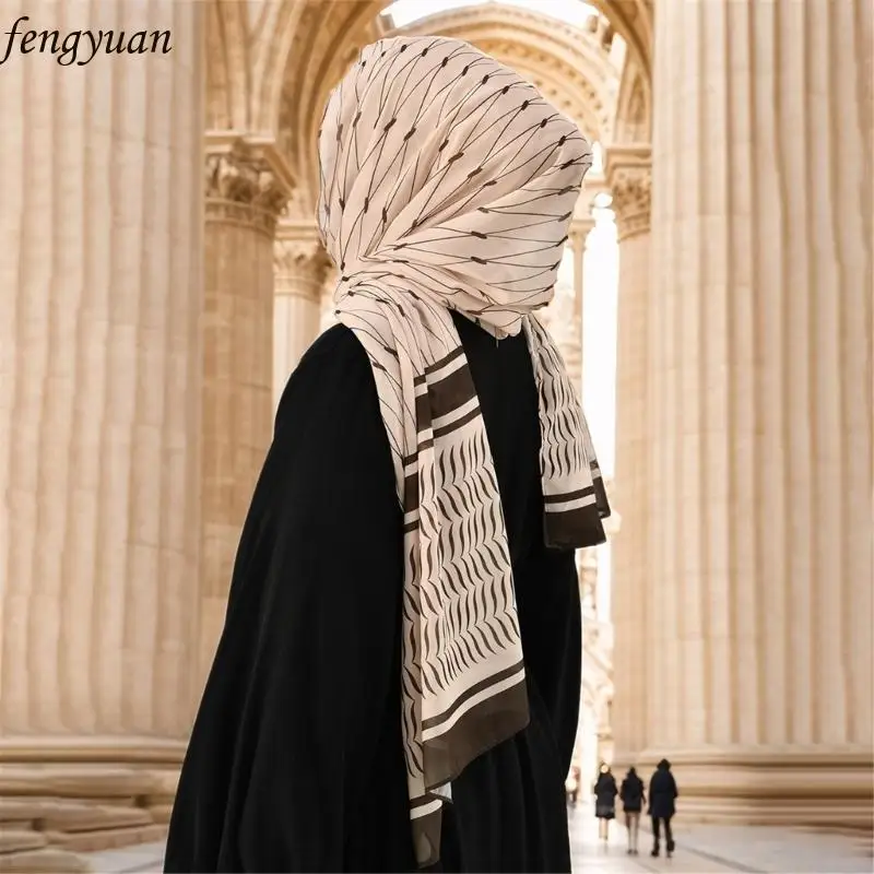 

B2QE Graceful Fashionable Head Covering Sophisticated Scarf Beautiful Heascraf