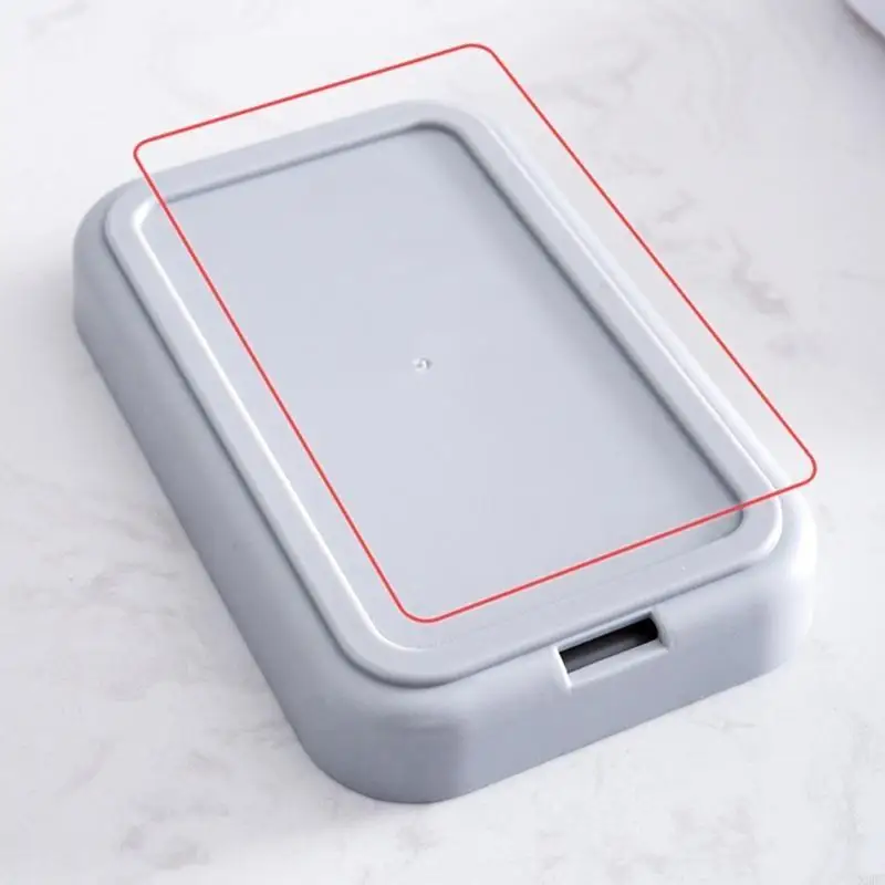 2PCS Soap Dish Plastic Soap Holder for Bathroom Shower Double Layer Draining Soap Dish Tray Easy to Clean Soap Case X3UC view 2