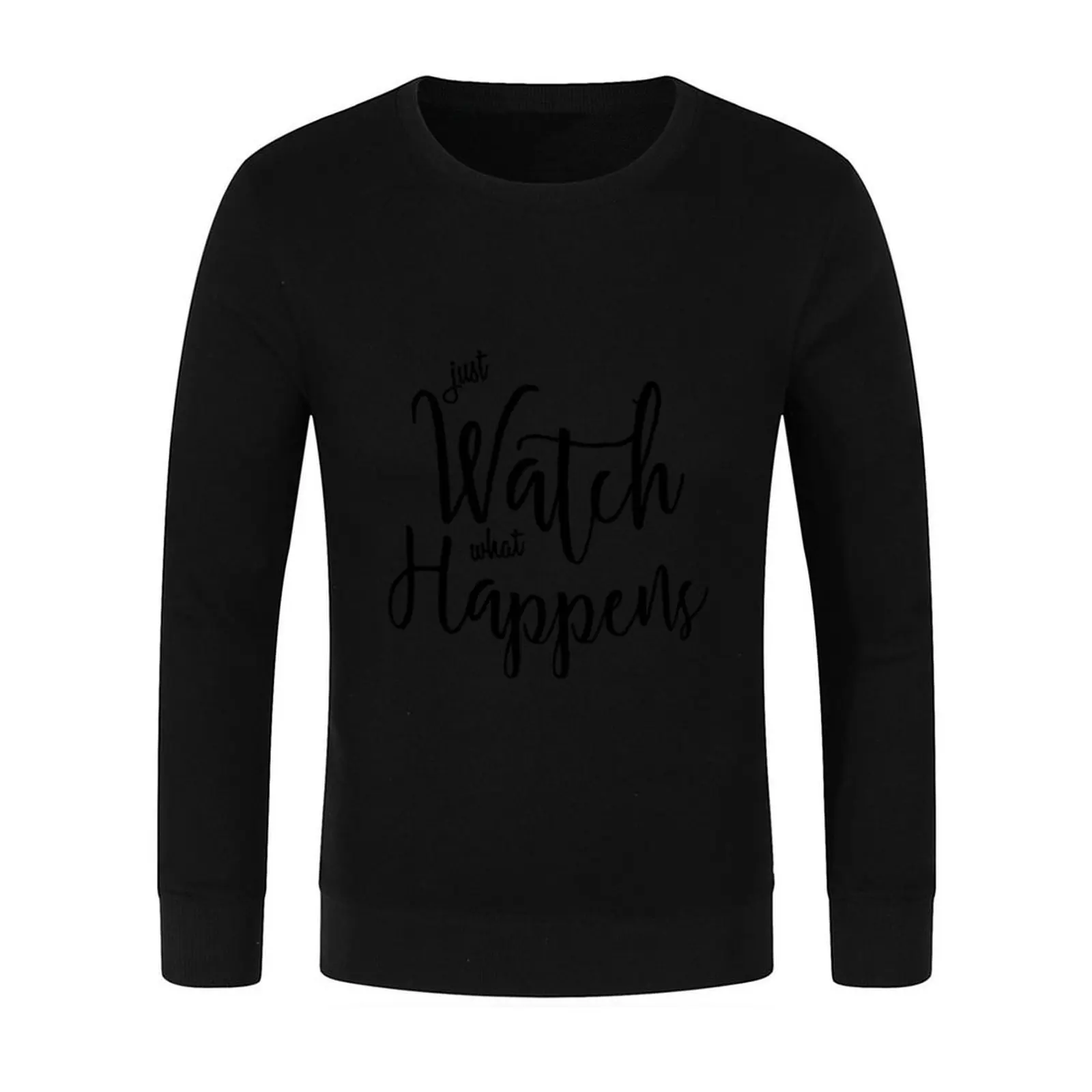 Just Watch What Happens بلوفر رياضي ملابس أنيمي ملابس الخريف للرجال سترة كبيرة الحجم #2