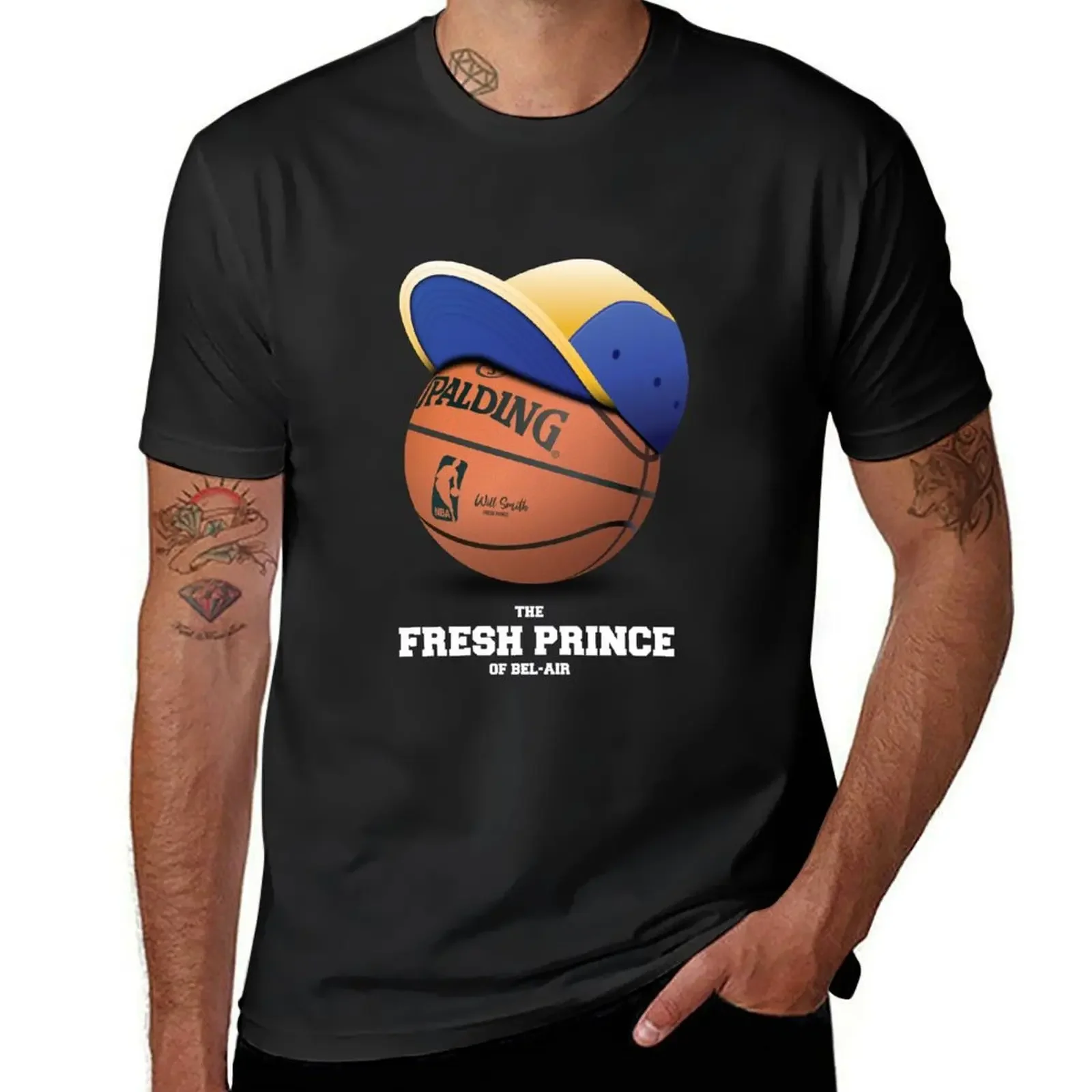 

The Fresh Prince of Bel-Air poster T-Shirt quick-drying graphic tee shirt sublime vintage t shirts men workout shirt