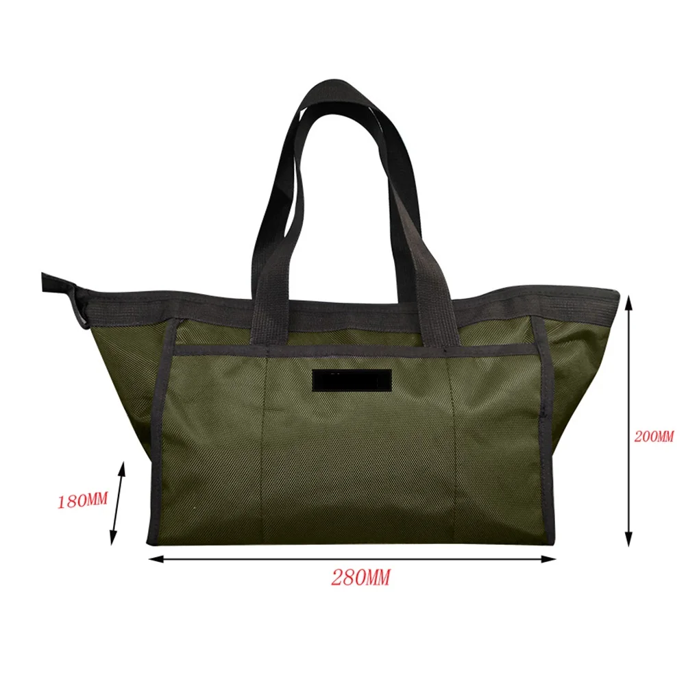 Canvas Bags Electrical Tool Bag 1PC 280*180*200mm Canvas Carry Case Green/black Large Capacity Tool Storage Bags