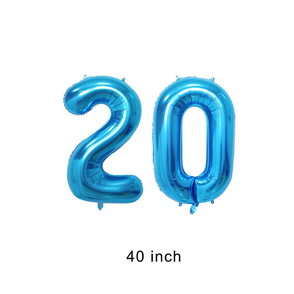 

Balloon Decoration Set Emulsion Blue Congratulations Banner Balloons Party Supplies Lightweight Aluminum