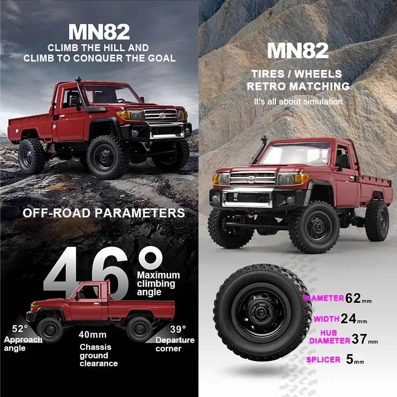 MN82 1:12 RC Off-Road Pickup T – Hobby Quality Rc Cars recenzja i cena