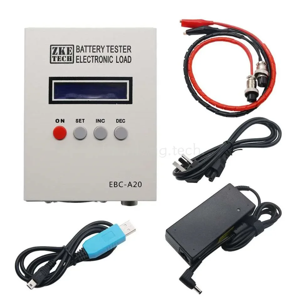 

EBC-A20 Battery Capacity Tester Lead Acid Lithium Battery Iron Lithium Discharge Tester 5A Charge 20A Discharge