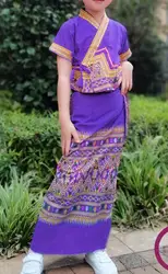 Thailand Girls Dress Tradition Summer Festival Ethnic Style Children