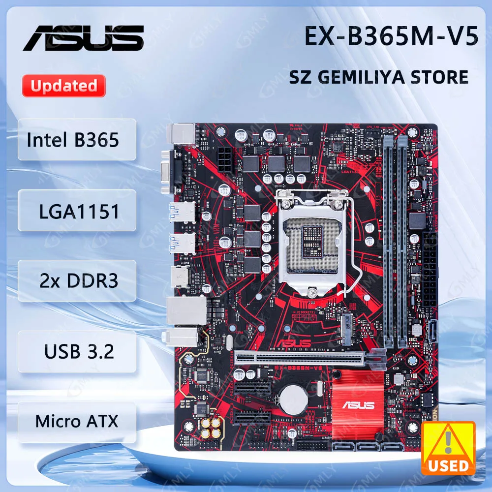 Asus EX-B365M-V5 Mo…