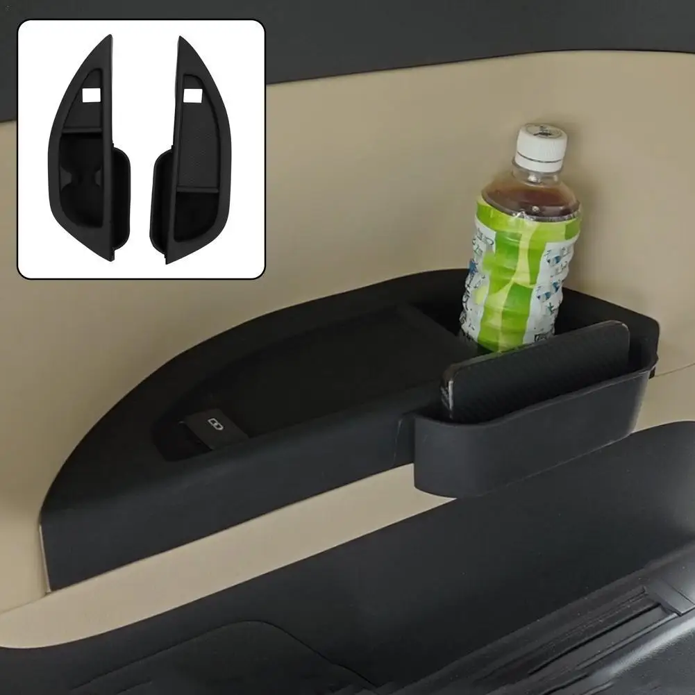 

Для Alphard/Vellfire 40 Series, силиконовая 3-я сливная подставка с карманом, 2-компонентный органайзер для дверных ручек, левый/правый, универсальный, 2025 г.