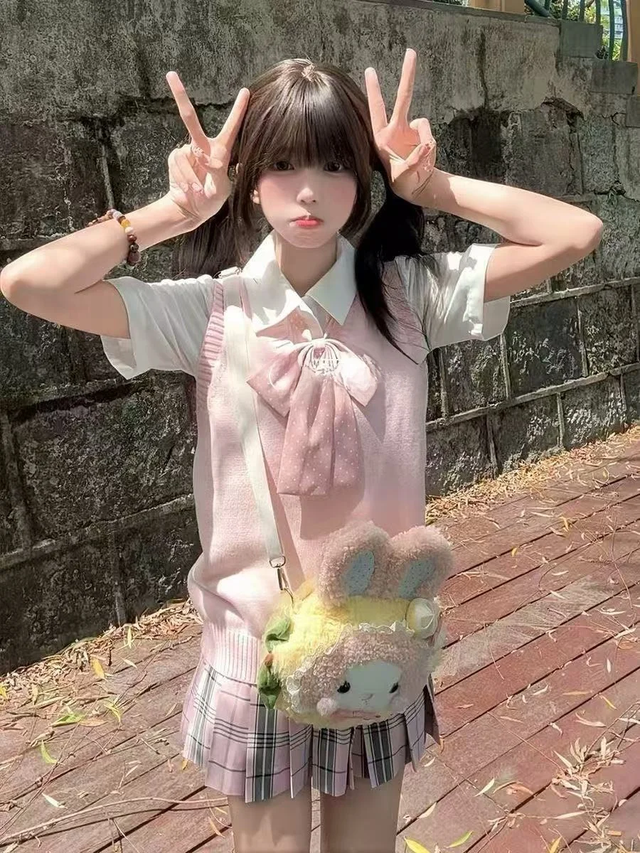 

Японский вязаный свитер Sle School orm, жилет Svel ort Sve, комплект футболок для студентов, модный слой