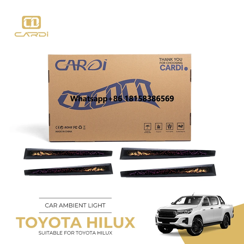 

Sound-responsive Lighting Hilux Revo Ambient Light Interior 'CARDI' 18 in 1 Atmosphere Light for Hilux
