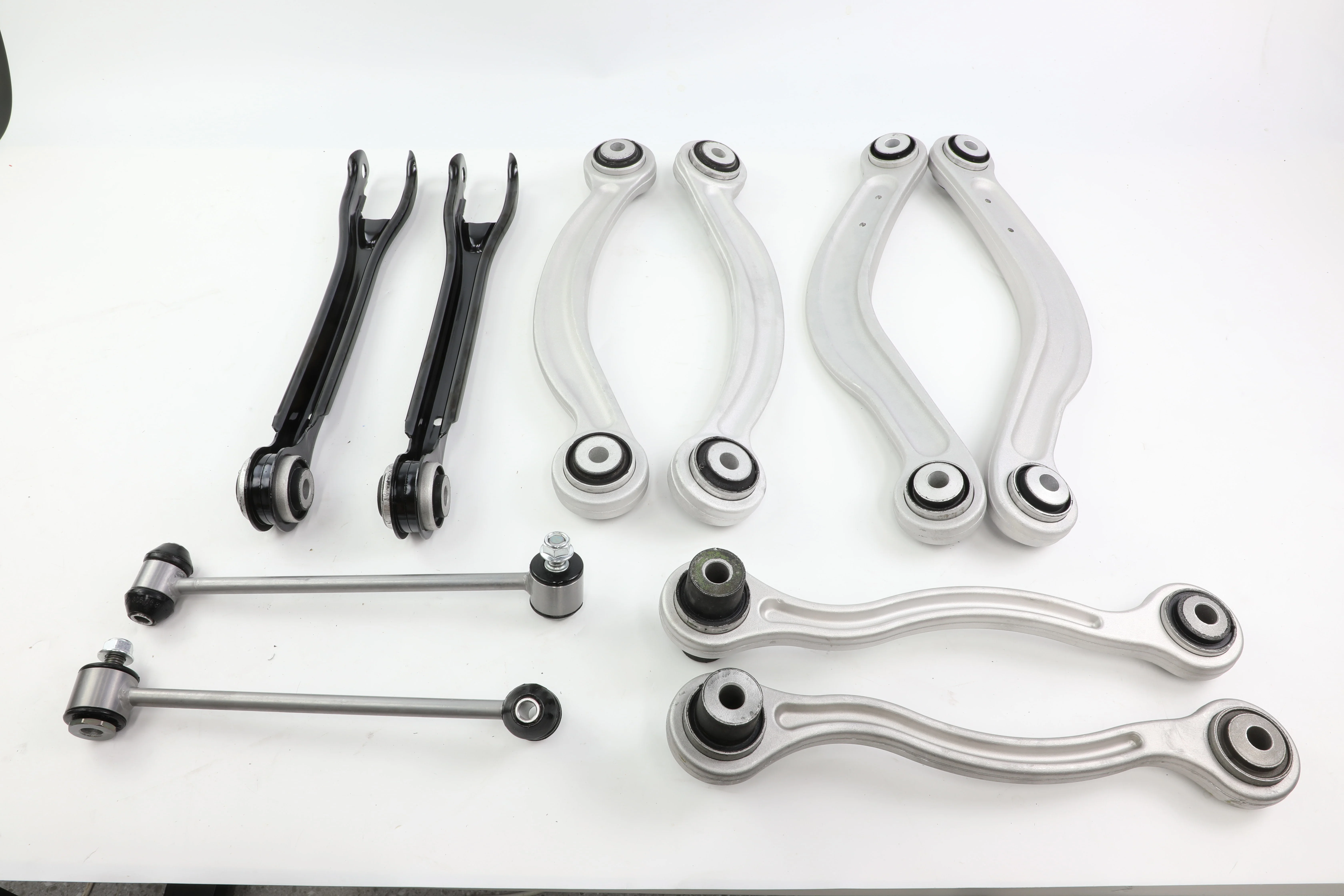 2043502106 2043501506 2043501606 10PCS Aluminum Rear Suspension Control Arm Kit For Mercedes-Benz C250 C300 CLS400 CLS550 E250