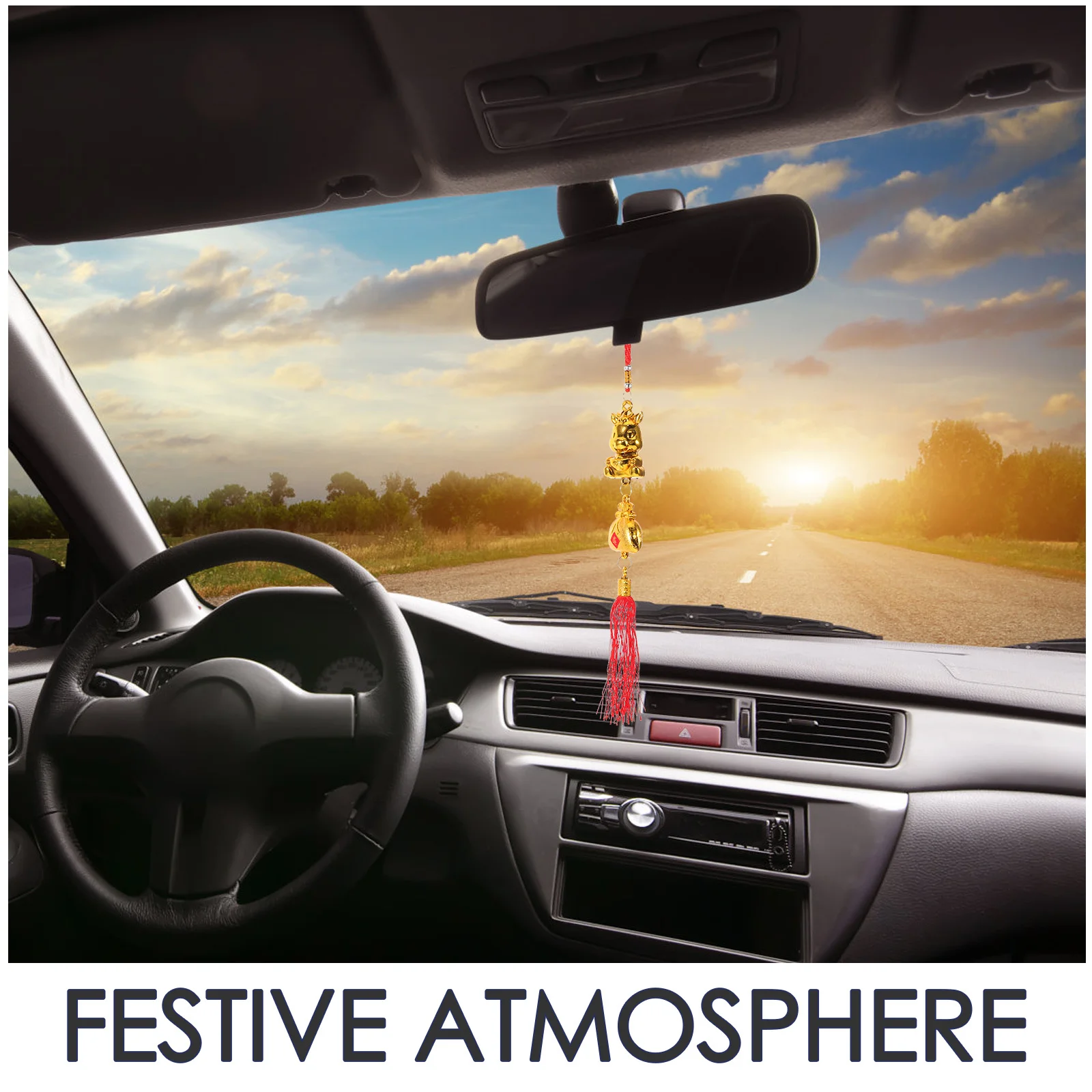 6 قطعة المعلقات السنة الحصان الصينية 2026 السنة القمرية الجديدة حلي معلقة ديكور المنزل لباب جدار نافذة بونساي مهرجان الربيع