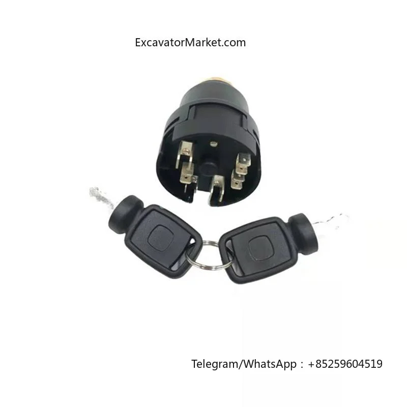 For Sunward 60 70 150 210 Excavator Accessories 230 Start Ignition Switch Start Electric Door Lock Coil High Quality