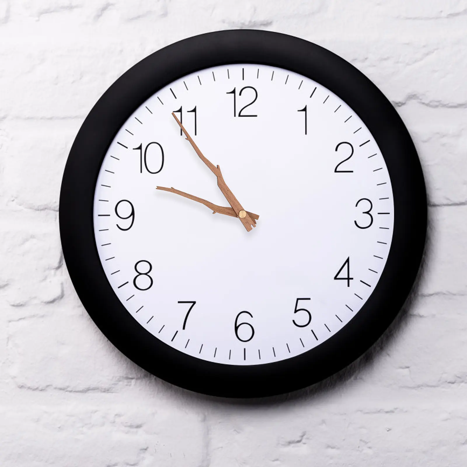 5Sets Wooden Clock Hands Kit for Quartz Wall Clocks DIY Craft Projects Replacement Clock Accessories Simple Elegant Design Time