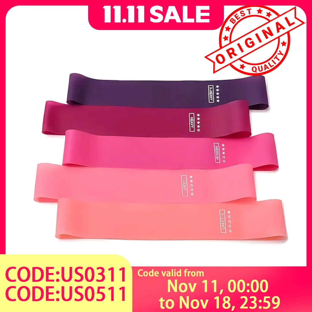 Yoga-Widerstandsband – TPE-Material, weich und hochelastisch, für Yoga- und Glute-Kniebeugen, langlebig