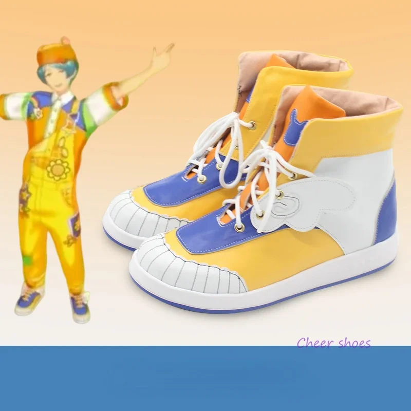 Shinkai Kanata Cosplay Schoenen Comic Halloween Schoenen Shinkai Kanata Cosplay Kostuum Prop Ensemble Sterren Cosplay Laarzen Voor Mannen