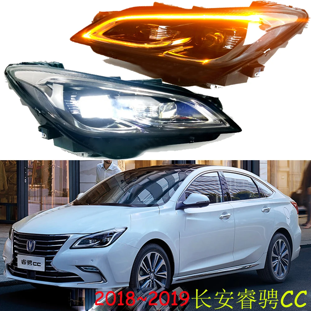 

1pcs car bumper CHANG AN headlamp for ChangAn CC headlight LED 2018~2020y car accessories head lamp ChangAn CC fog lamp