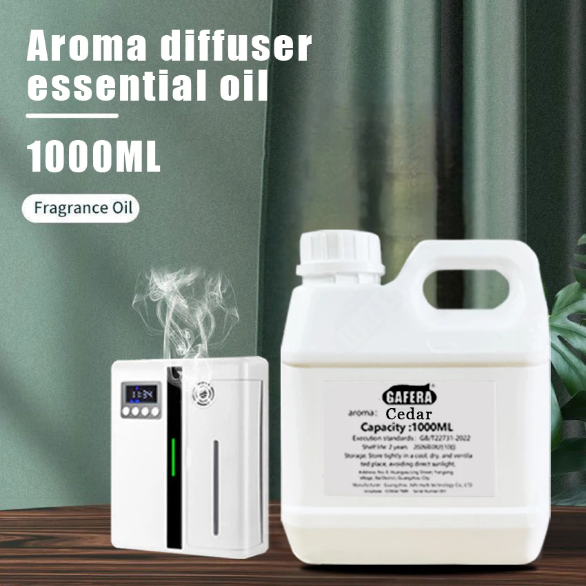 1000ML Hotel Fragrance Oil Refill, Compatible with All Waterless Aroma Diffusers, for Home, Office, Hotel, All-Season Zen Tea