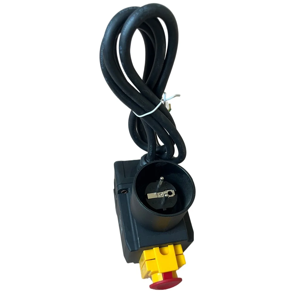 DZ08-2 250 فولت 16A آلة تقسيم الخشب الملف اللولبي مفتاح بـزر دفع لآلة قطع السجل مع المكونات الصناعية المقبس