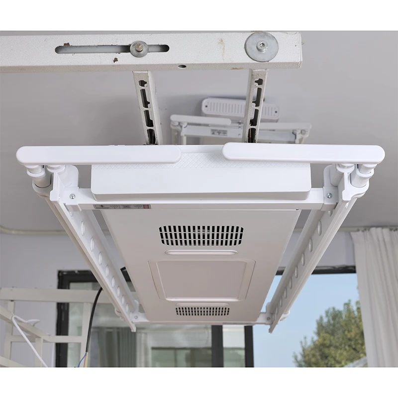 

Smart Home Electric Clothes Dryer Stand Automatic Retractable Clothesline Aluminum Ceiling Hanging Rack for Bathroom