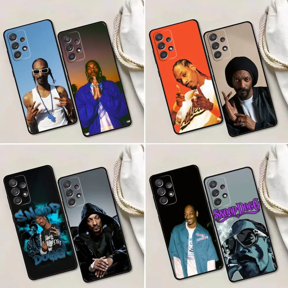 Rapper S-Snoop D-Dogg Phone Case For Samsung Galaxy A13,A21s,A22,A31,A32,A52,A53,A71,A80,A91 Soft Black Phone Cover