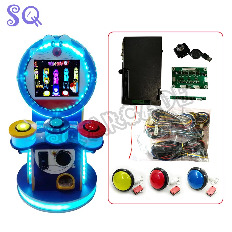 Super Musician Drummer Hitting Buttons Video Game Kit Children's Game DIY Arcade New Version Motherboard Accessories