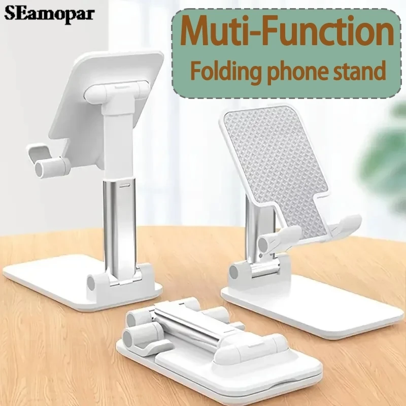 

Foldable Desk Mobile Phone Holder Stand For IPhone IPad Xiaomi Adjustable Desktop Tablet Holder Universal Table Cell Phone Stand