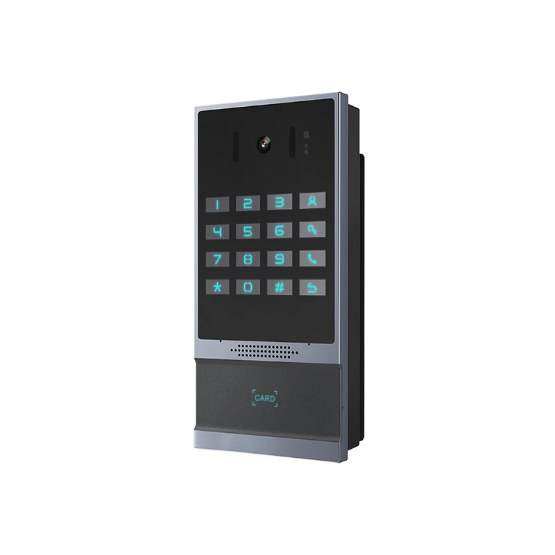 Video Phone Access Control Machine with Swipe Card & Password Remote Door Opening Intercom with Video & Voice Broadcast