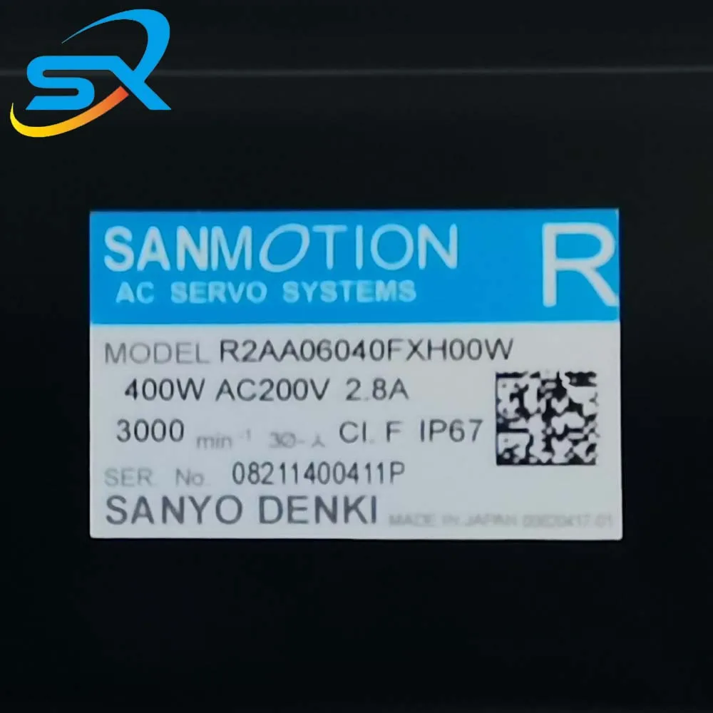 SANYO R2AA06040FXH00W Servo motor 400W Fonte primária de mercadorias Condicione de execução Consulta para saber o preço