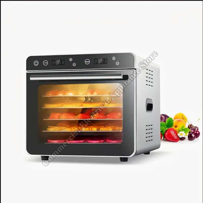 

Дегидратор пищевых продуктов Сухие закуски для домашних животных Коммерческий бытовой комбайн из нержавеющей стали Сушеный кухонный комбайн Дегидратор для фруктов и овощей