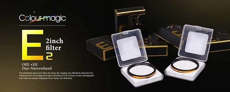 Colour Magic Ultra E2 Duo Narrowband Filter (OIII & SII) for Astronomical Imaging Accessories