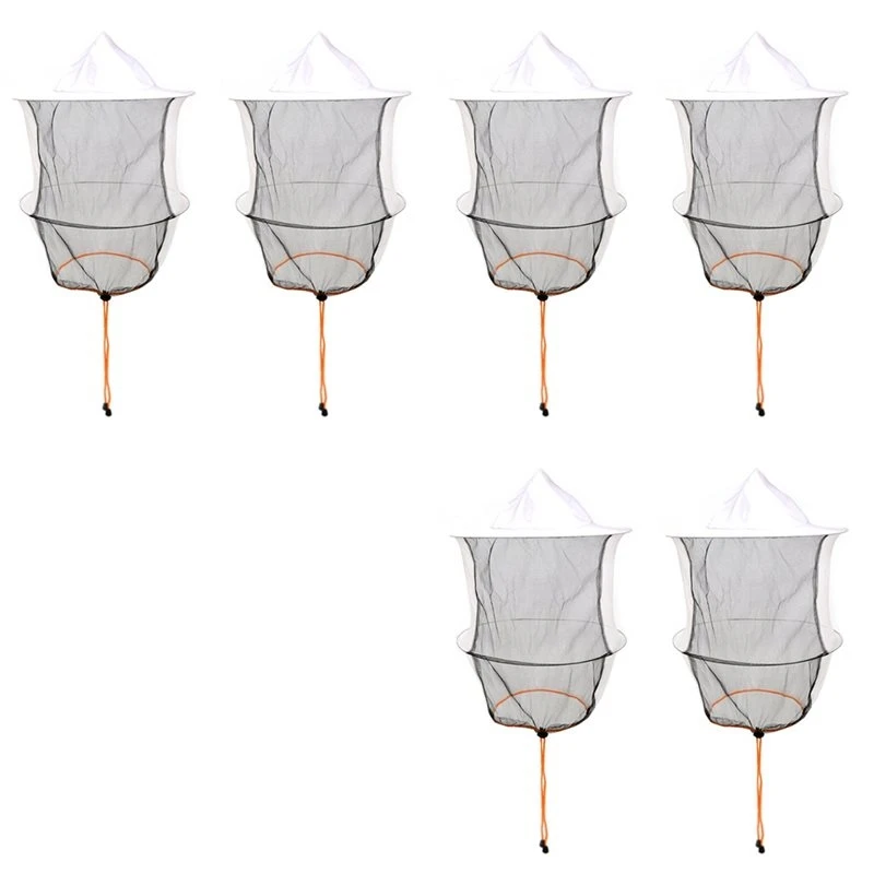 T21C 6X Multi-Purpose Beekeeping Hat Versatile Protection For Beekeepers High Definition Veil High-Quality Fabric Mesh