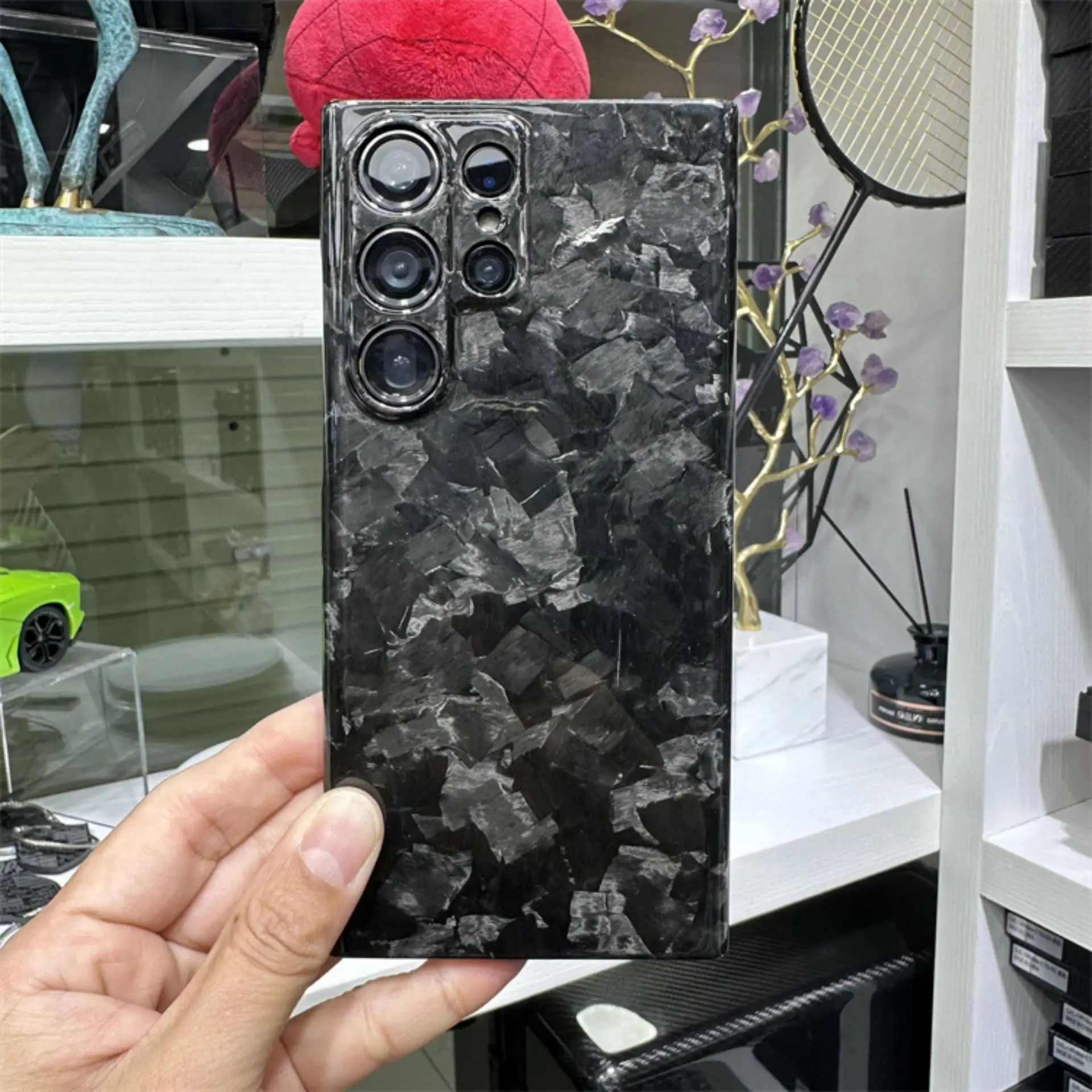 

Для Samsung S23 S22 ультра кованый чехол из настоящего углеродного волокна, арамидный ультратонкий легкий защитный чехол для телефона, задняя крышка для s22u S23U