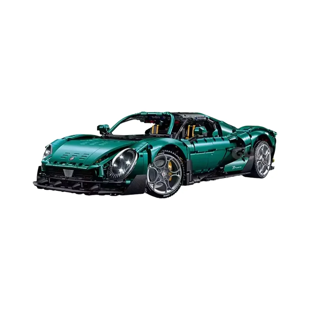 IN VOORRAAD 10621 1:8 MOC Remote Technische Supercar Bouwstenen Racing Bricks Model Speelgoed voor Jongens MOC Kerstcadeau Set - afbeelding 2