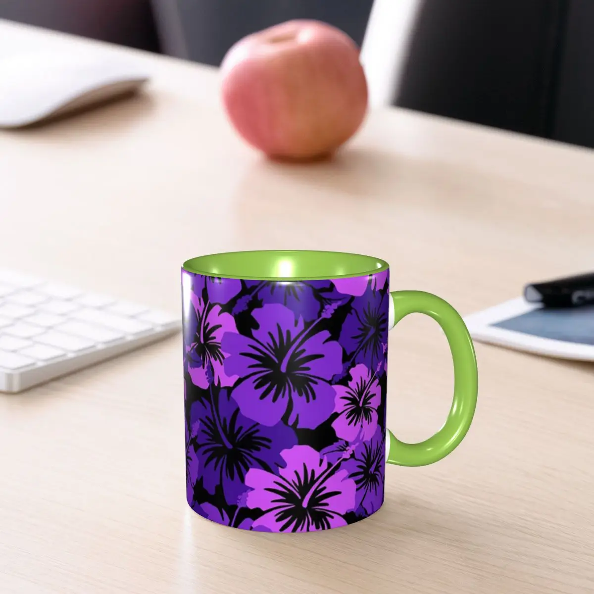 Epic Hibiscus Hawaiian Floral Aloha Mug Funny Ceramic Coffee Cups Tea Mugs Milk Cup Drinkware Gift for Woman Man