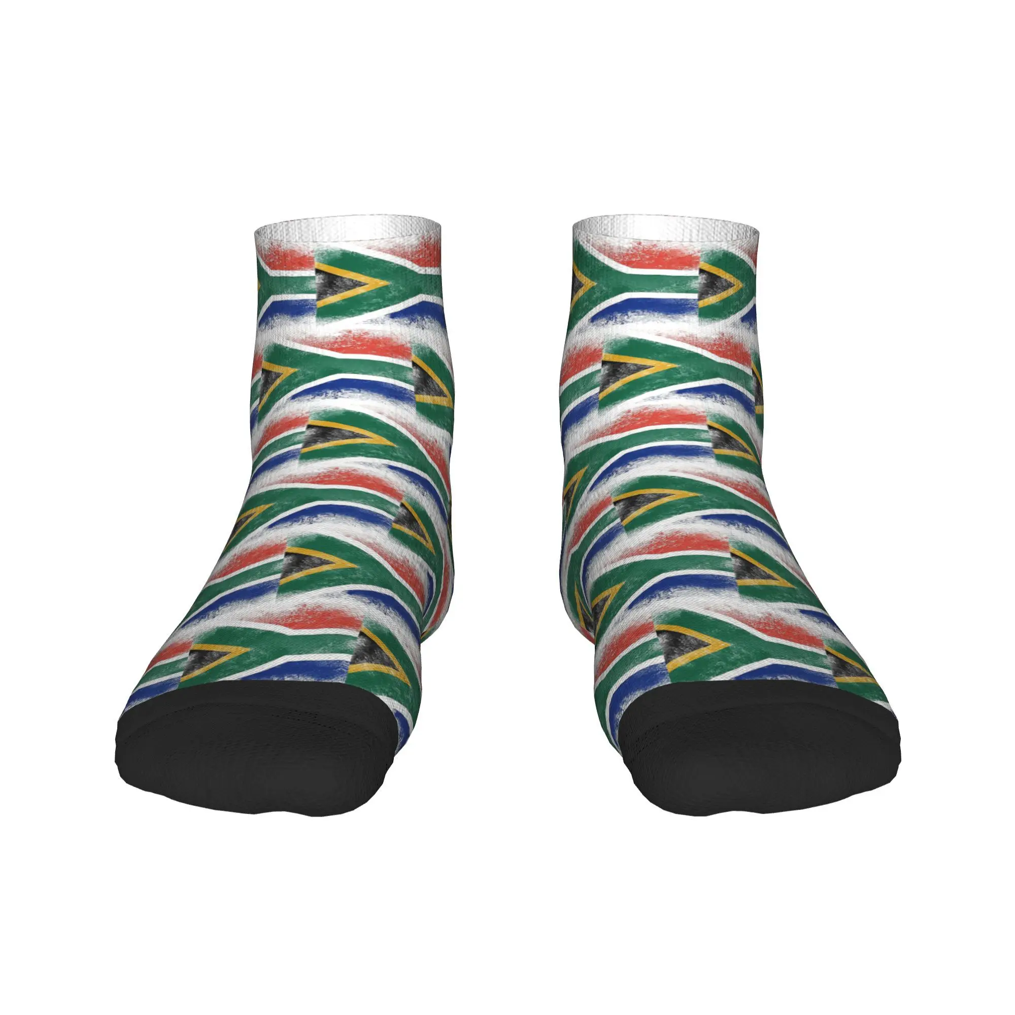 

Носки с флагом Южной Африки, чулки высокого качества в стиле Харадзюку, всесезонные носки, аксессуары для подарков унисекс