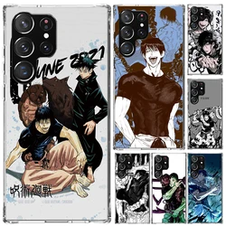 Jujutsus Fushiguro Toji Phone Case for Samsung Galaxy S24 S23 S22 S21 Ultra S20 FE S10 Plus S10E S9 S8 + S7 Edge Soft Print Shel