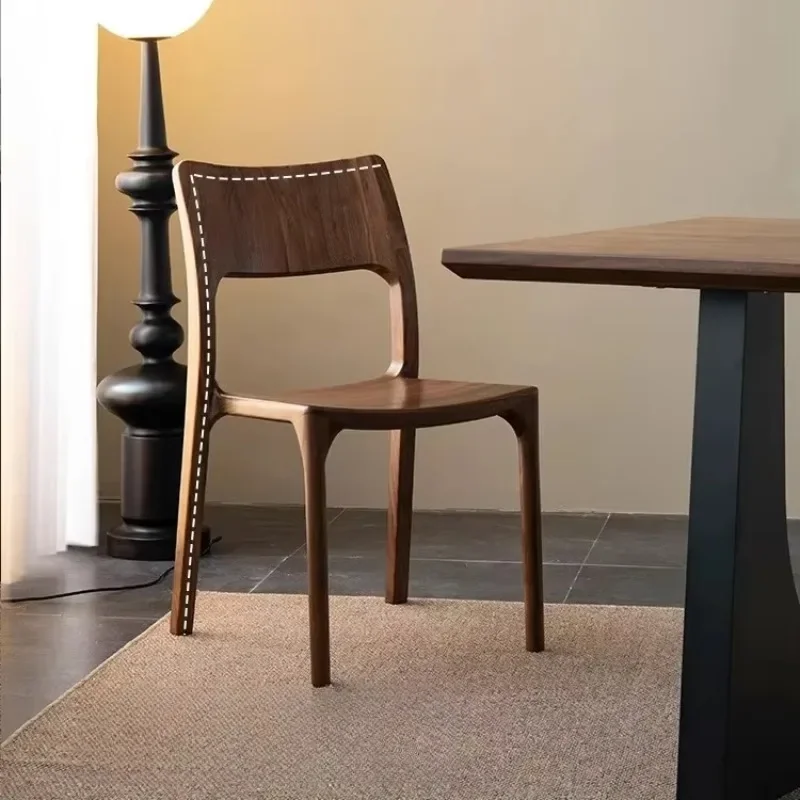 

Full tenon and mortise artist household Italian Shuke desk chair solid wood back dining chair