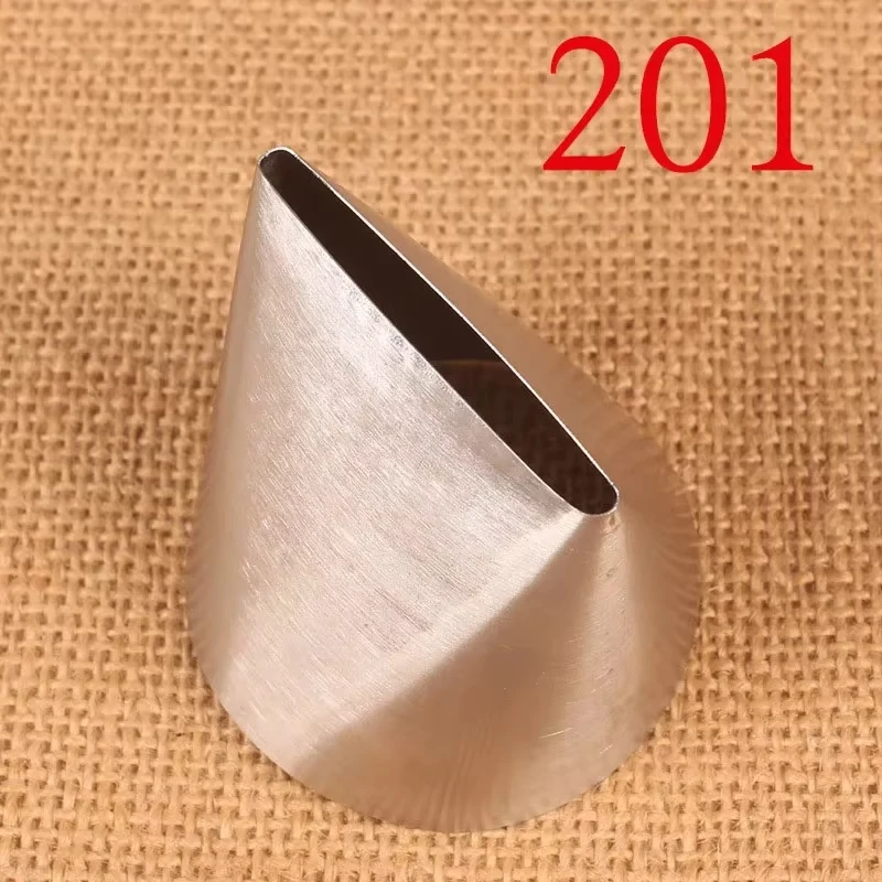 #200#201#202 Extra Large Stainless Steel Cream Cake Nozzle Icing Piping Nozzles Fondant Pastry Tip Decoration Baking Tool
