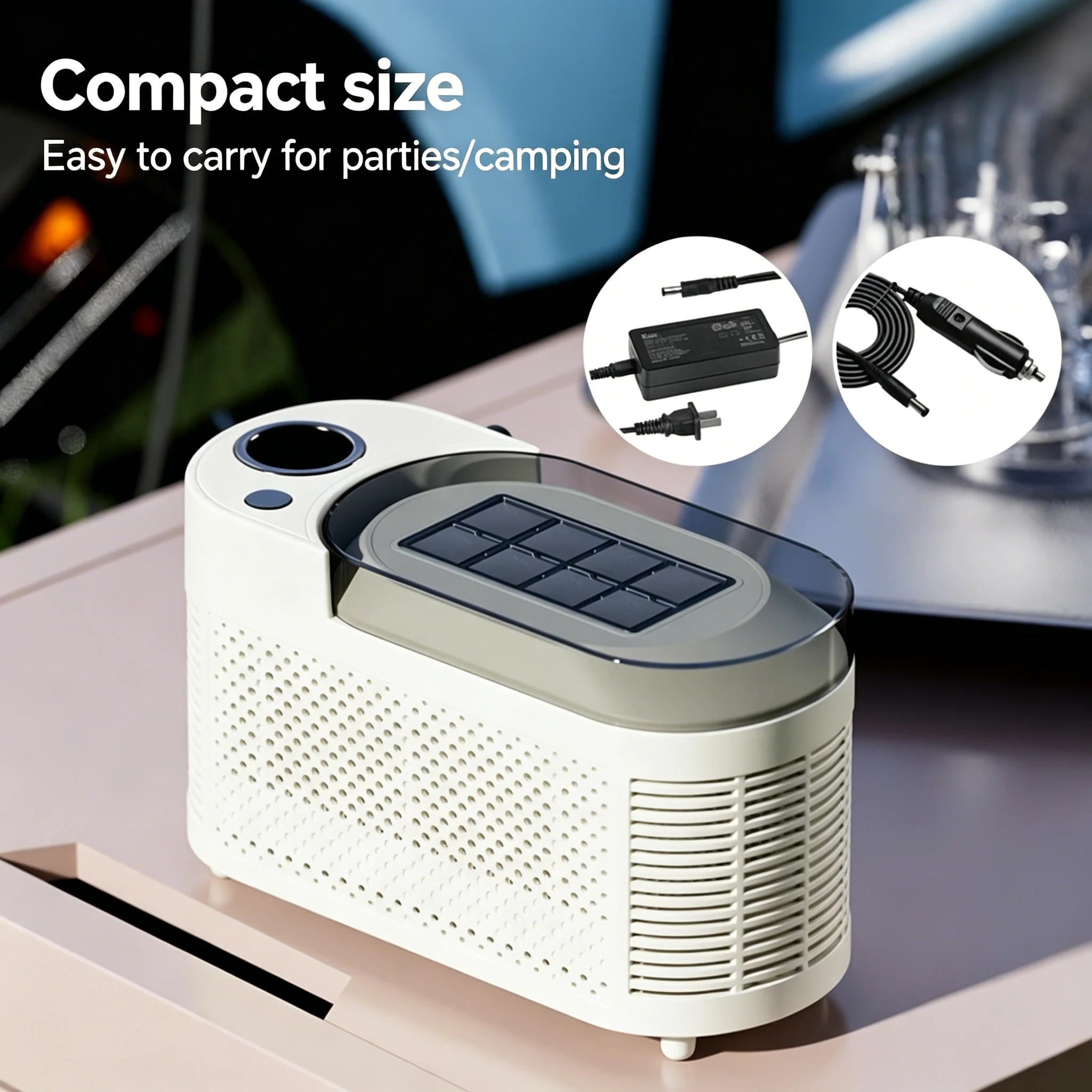 Hot Sale Portable Ice Maker USB Electric Ice Machine with Custom Service for Dormitory Office and Camping view 3