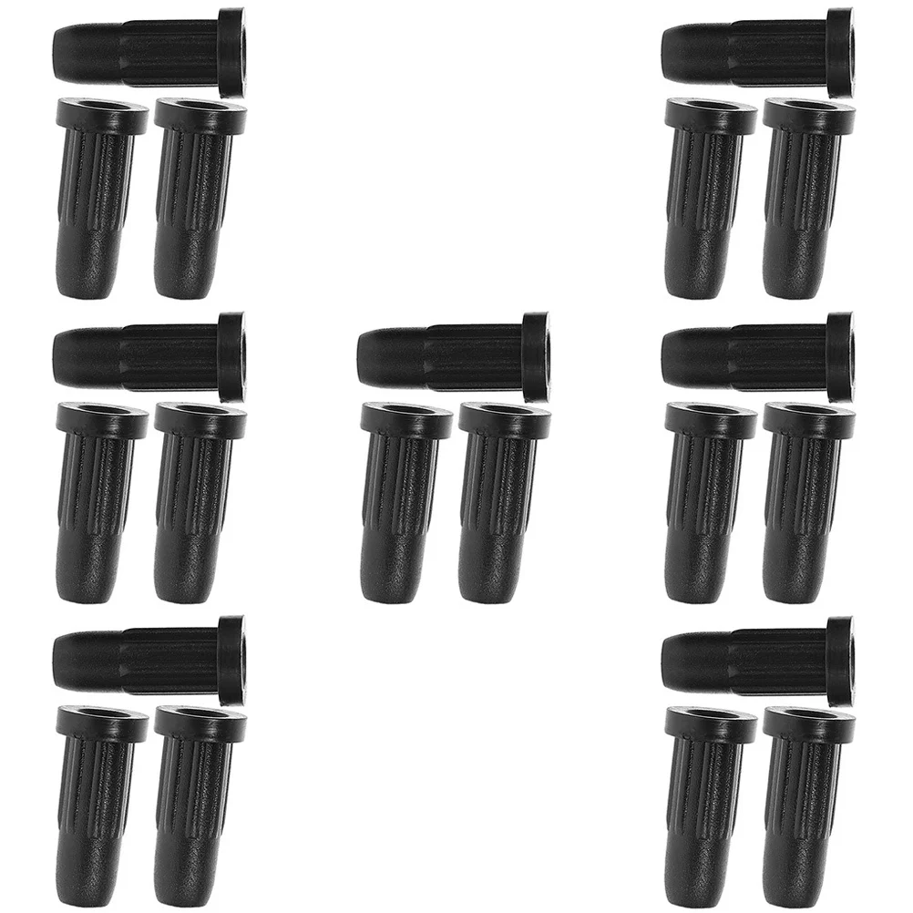 35 قطعة كرسي عجلة سدادة يغطي البلاستيك الأسطوانة الأكمام لكرسي مكتب عجلة دوارة حماية الطابق حامي الإنزلاق