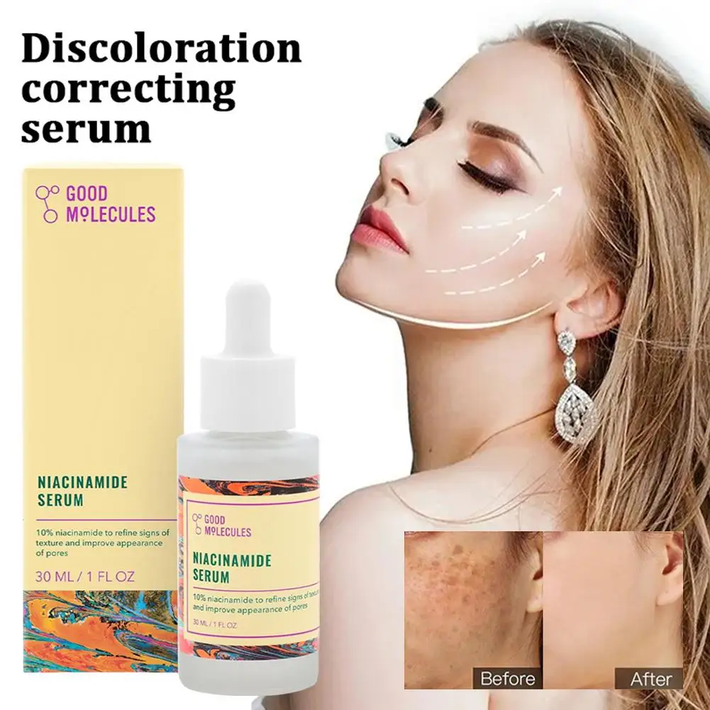 جزيئات جيدة جوهر النيكوتيناميد 10% توازن النيكوتيناميد جوهر الوجه ترطيب عميق تبييض لون البشرة تعزيز الجلد