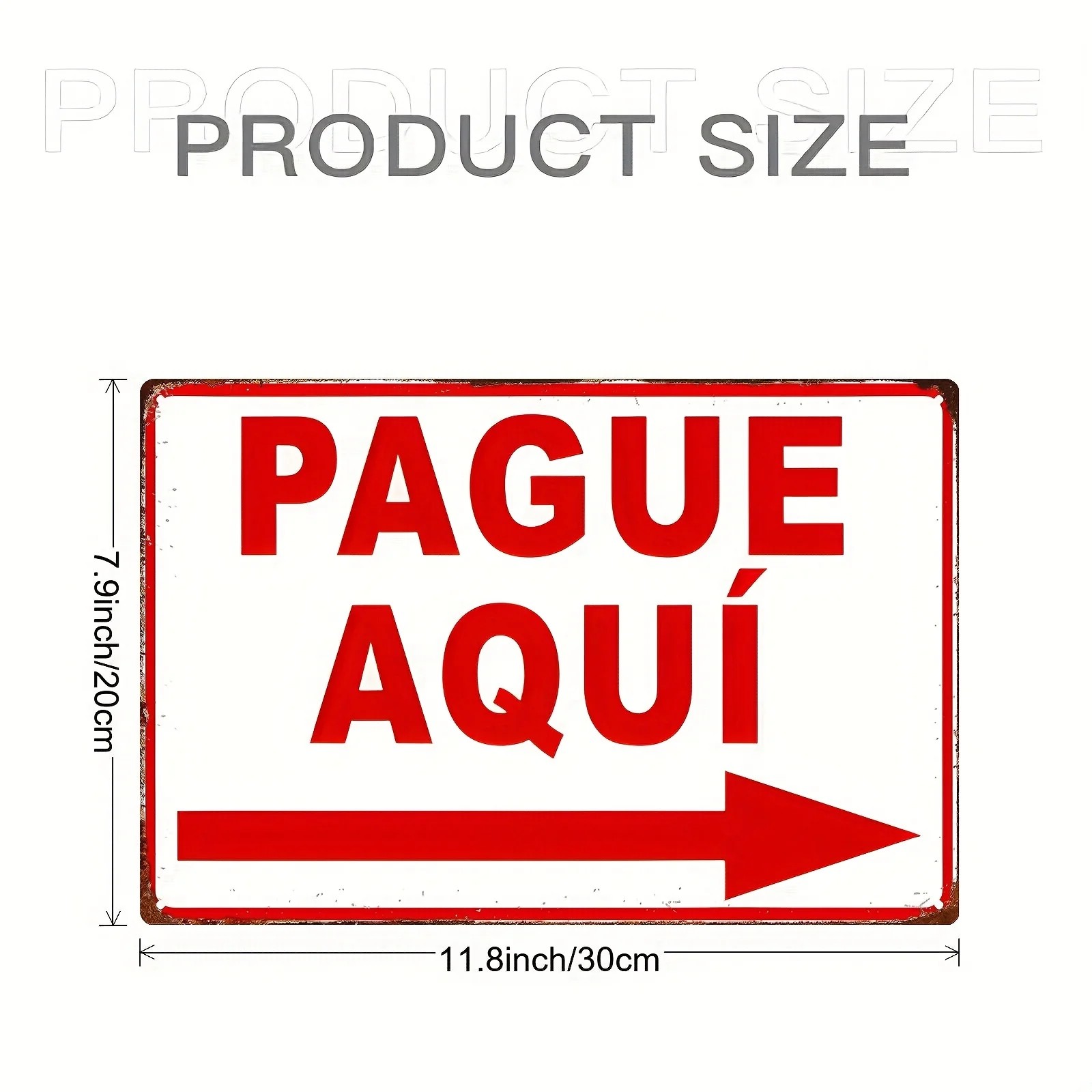 2D Flat - 2D Plane, 1pc of Traditional 2D Metal Iron Sign - 