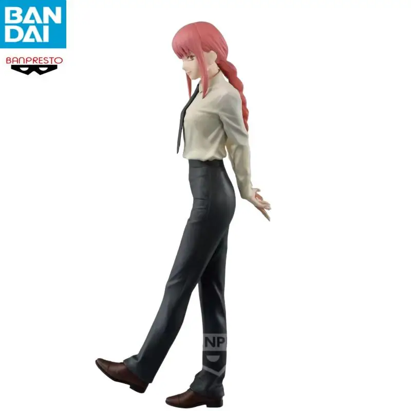 In Voorraad Echt BANDAI Chainsaw Man Power Hayakawa Aki Makima Denji Anime Figuur Model Desktop Ornament Speelgoed Gift
