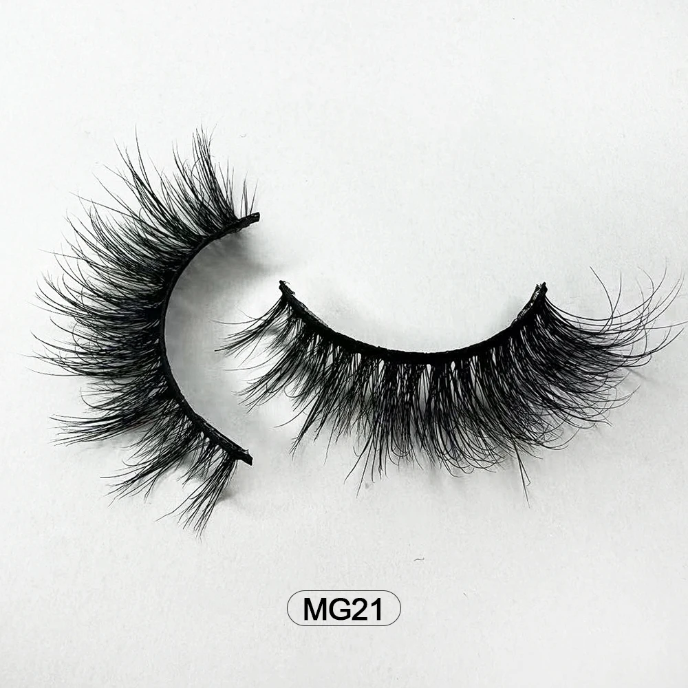 Dropshipping Wholesale Natural Wispy Individual Fluffy 3d Mink False Lashes Makeup Fake Eyelashes Make-up For Women