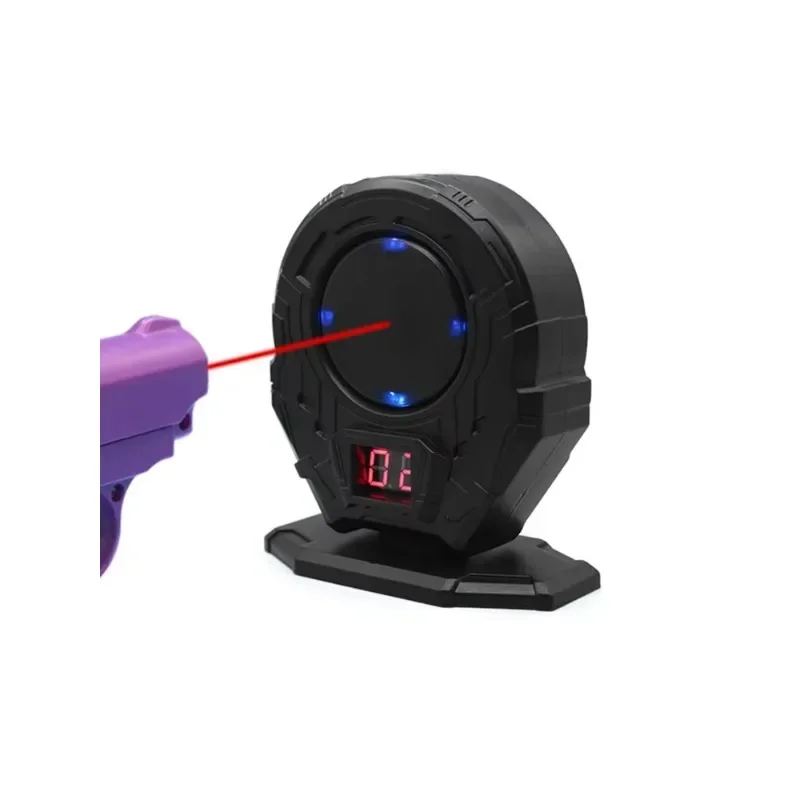 Weihnachtsgeschenke Mini Infrarot Dart Target Laser Training Target Induktion Laser Target Auto-Scoring Target Sound Light Feedback