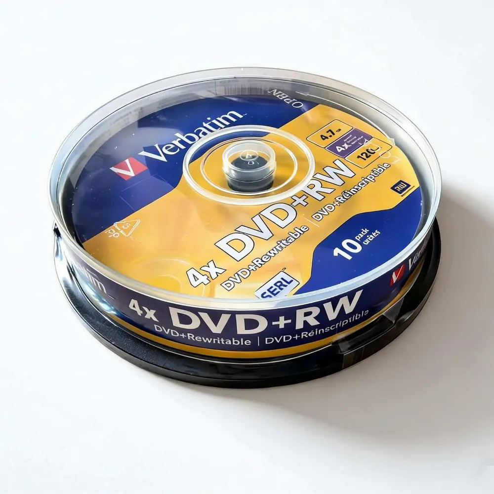 DVD Rewritable DVD+RW 4.7GB 4X 120Min 10pcs/pack