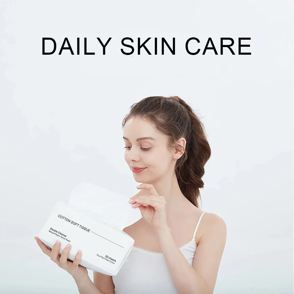 Gezichtsreinigingsdoekjes voor eenmalig gebruik, gezichtsreinigingsdoekjes van microvezel, geschikt voor spa-centra, schoonheidssalons en badkamertoegang
